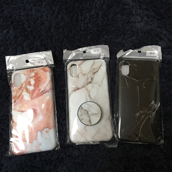 🌸🆕iPhone X /XS trendy marble case pop up holder - Picture 5 of 5